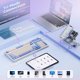 thumbnail image 3 of Teclado AULA de 99 teclas Trimodo Bluetooth/2.4 GHz/USB-C Morado, 3 of 7