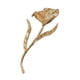 thumbnail image 3 of Broche grande de metal con flor grande para mujer, accesorios creativos de moda. dorado, 3 of 9