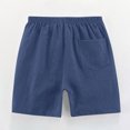 thumbnail image 3 of RXIRUCGD 2025 Summer Clothes for Kids 2PC Children's Summer Solid Casual Sports Shorts With Drawstring For Kids, 3 of 6