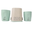 thumbnail image 5 of Soporte para cepillo de dientes, estante de almacenamiento de pasta de dientes, organizador con taza, accesorios de baño para el hogar (verde), 5 of 5