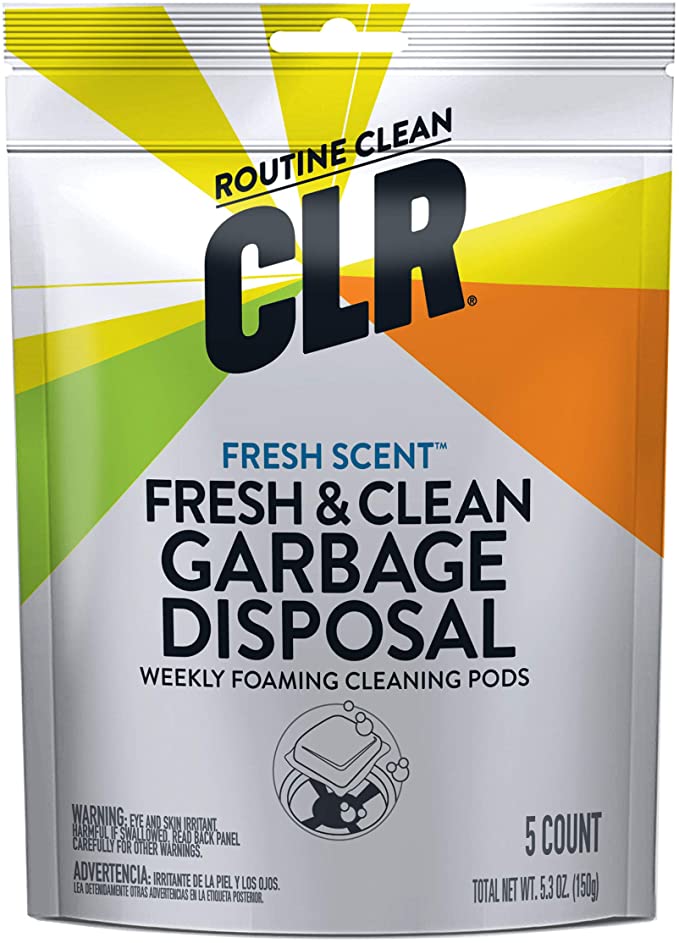 CLR Fresh & Clean Garbage Disposal, Fresh Scent Weekly Foaming Cleaning