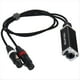 thumbnail image 1 of Extensor de Cable de Red XLR de 2 Canales, Extensor de Señal de Red, Conector XLR Hembra de 3 Pines A Conector Ethernet RJ45 Hembra., 1 of 5