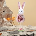 thumbnail image 4 of CoreLiving Easter Tree Decorations Cute Flower Bunny Handmade Felt Ornaments Light Color Hanging Decor for Spring Summer Small Tree Easter Party, 4 of 8