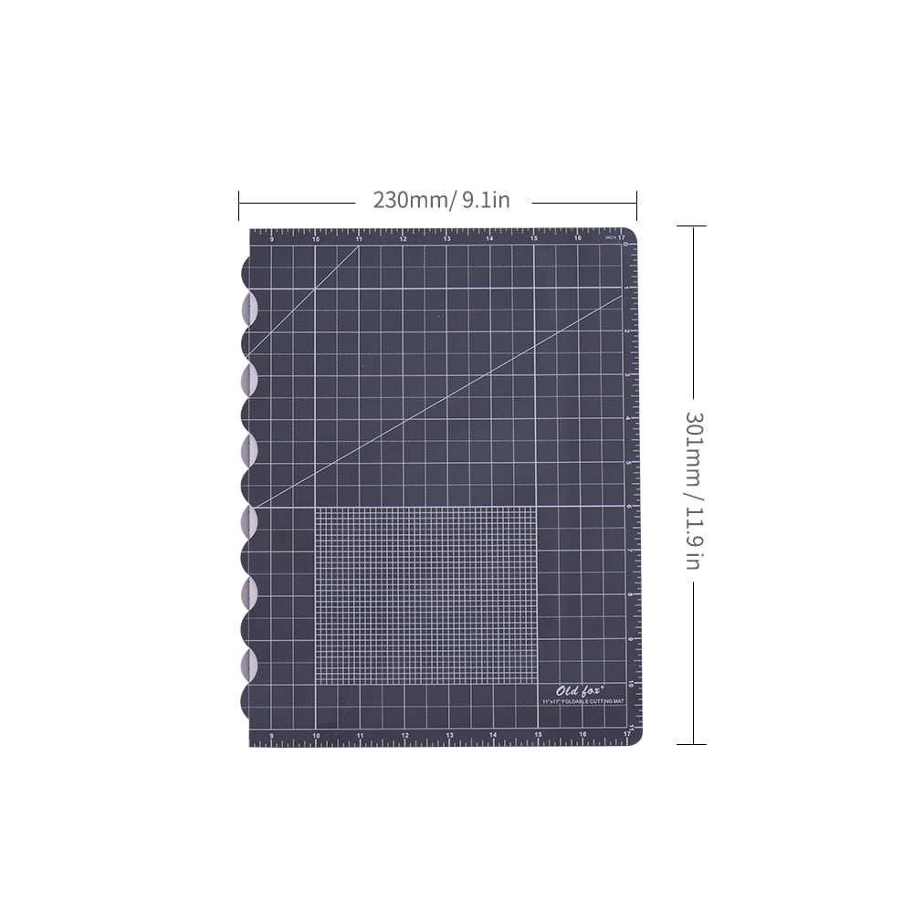 Entweg Folding Cutting mat,Foldable Cutting Mat Durable NonSlip PVC