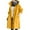 Yellow, variant on Baberdicy Women's Mid-Length Trench Coat, Elegant Waist Tie Casual Windbreaker Jacket , Belted Trench Coat, Mid-Length Windbreaker, Casual Fall Jacket Blue L