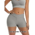 thumbnail image 2 of Vaslanda Booty Shorts for Women Workout Shorts Brazilian Textured Butt Lift Gym Shorts, 2 of 6
