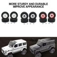 thumbnail image 4 of ZheElen 1/12 Plastic Wear-resistant Wheel Rims Tyre For MN MN128 MN86 G500 RC Car Part RC Car Accessories Replacement Parts Silver, 4 of 6