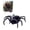 Black, variant on FEOLGEHLY Halloween Decorations Outdoor Indoor, Halloween Remote Control Wolf Trick Simulation Remote Control Scary Halloween Children's Toy Halloween Decorations Clearance (Black)