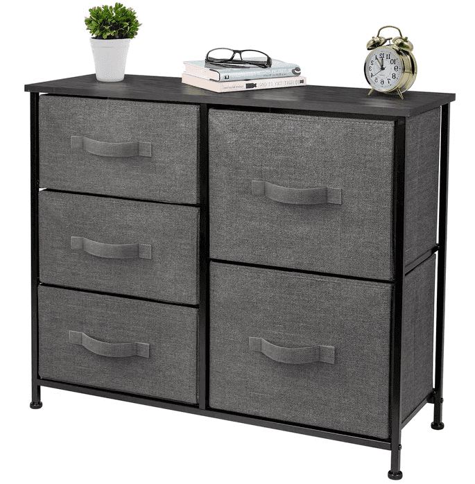 Zimtown Storage Chest with Drawers, Dresser Tower Storage for