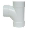 thumbnail image 1 of 4" Hub x Hub x Hub PVC Sewer Sanitary Tee, 1 of 1