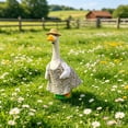 thumbnail image 5 of Homellea Porch Goose Outfits, Summer Straw Hat Floral Dress Set for 23" Cement/Plastic Lawn Goose, Holiday Yard Garden Decoration, 5 of 9