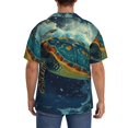 thumbnail image 3 of Fotbe Surfing Turtle Camisa Estampada de Manga Corta para Hombre, Casual de Verano, Estilo Playero, Sin Arrugas-X-Large, 3 of 5