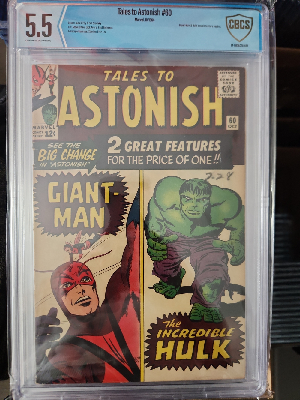 Cover of Tales to Astonish #60