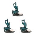 thumbnail image 1 of Transemion 1/2/3 Self-Care Routine Home Ceramic Backflow Incense Cone Holder Burner Lines Are Simple Ceramics Green Bergamot Lotus 3PCS, 1 of 6