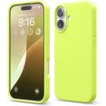 thumbnail image 1 of KOMI Compatible with iPhone 16 Pro Max Case, Premium Liquid Silicone Case, Full Body Protective Cover, Shockproof, Slim Phone Case, Anti-Scratch Soft Microfiber Lining, 6.9 inch Neon Yellow, 1 of 5