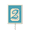 Hqqq-4PP, variant on Eveokoki Vintange Number 2 Address Sign House Number for Outside Aluminum Outdoor Address Plaque Waterproof Signs for Home Garden Lawn Yard Street 8x12 Inch