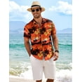 thumbnail image 6 of COOFANDY Men's Linen Shirts Short Sleeve Casual Shirt Button Down Shirt for Men Beach Summer Wedding Shirt, 6 of 12