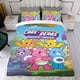 thumbnail image 4 of Ositos Cariñosos Conjunto de sábanas temático, trío de piezas, cómodo y amigable con la piel, diseño único, regalo de decoración para el hogar para familiares, amigos y fans, 90 cm * 190 cm, 4 of 6