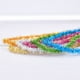 thumbnail image 5 of Xiao Hua 2 rollos de 10 yardas de cinta decorativa para árbol de Navidad, con purpurina, para colgar en bodas, cumpleaños, fiestas de Año Nuevo, decoración del hogar, color naranja., 5 of 5