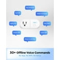 thumbnail image 4 of Emerson SmartVoice Wall Plug ES513 – Offline Voice Control, Max Privacy, No App and Wifi, 4 of 9