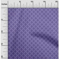 thumbnail image 2 of oneOone Rayon Bluish Violet Fabric Geometric Craft Projects Decor Fabric Printed By The Yard 56 Inch Wide, 2 of 4