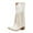 White, variant on Womens Winter Fall Long Fringe Wide Mid Calf Western Cowboy Boots Bohemian Tassel Knee High Western Cowgirl Boots