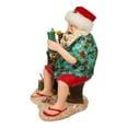 thumbnail image 4 of Kurt S. Adler Fabrich√© Tiki Beach Santa, 12-Inches, Multi-Colored, 4 of 4