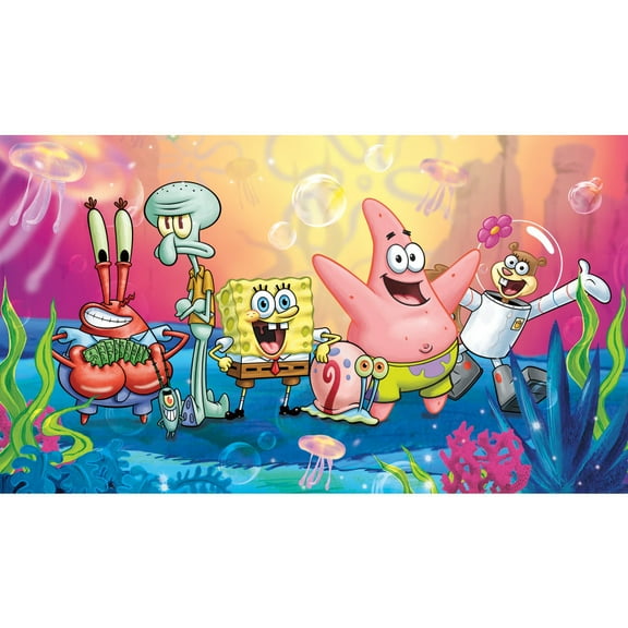 Spongebob Squarepants XL Spray and Stick Wall Mural
