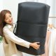 thumbnail image 5 of Bolsa de mudanza de tela reforzada | Organizador de almacenamiento repelente al agua fácil de limpiar | Ropa de gran capacidad Edredón Ropa de cama Mantas | Ventana transparente con cremallera de, 5 of 5