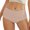 Rose Gold, variant on Alun Women's Period Panties Comfortable Sports Breathable Panties Elastic High Waisted Everyday Underwear Simple Pure Soft Lightweight Daily Briefs for Ladies Rose Gold XL