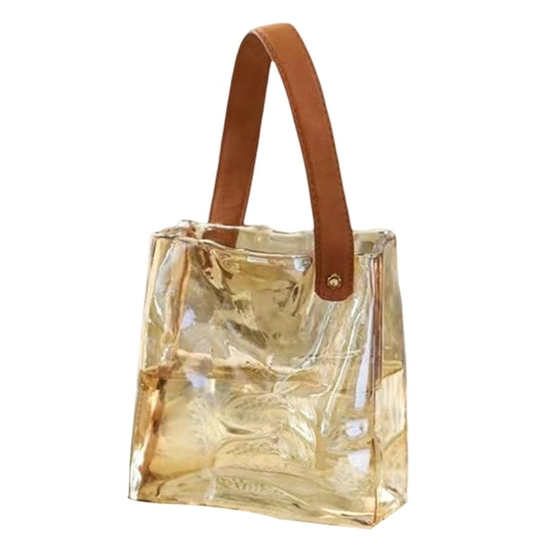 Jarrón de vidrio para flores, jarrón de vidrio hidropónico, jarrón con bolsas de vidrio, jarrón para plantas, monedero de vidrio Amarillo 155x16x13cm