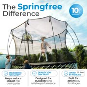 Springfree Trampoline Oval 8 x 11Ft Trampoline & FlexrStep V2 Safety Ladder