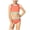 Orange, variant on Summer Swimsuits,Tween Girls Swimsuits Two Piece Colorblock Bikini Sets Sporty Swimwear