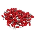 thumbnail image 2 of U Type Wires Connector, Insulated Fork Terminals 16-14AWG Tin Plated 100Pcs  For Industry, 2 of 8