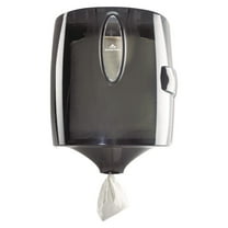 Center-Pull Paper Towel Dispenser, 9.9 x 10 x 10.5, Translucent Smoke