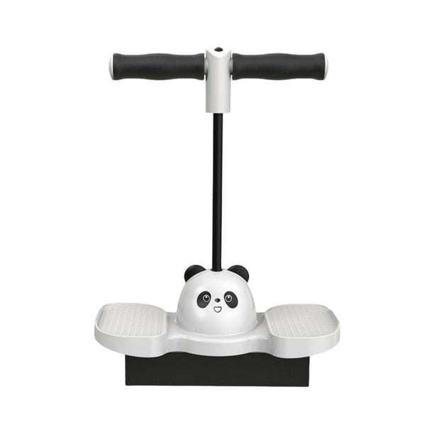 Saltador Pogo, juguete de salto de altura para niños y adultos, palo Pogo para entrenamiento corporal, niños y niñas panda negro