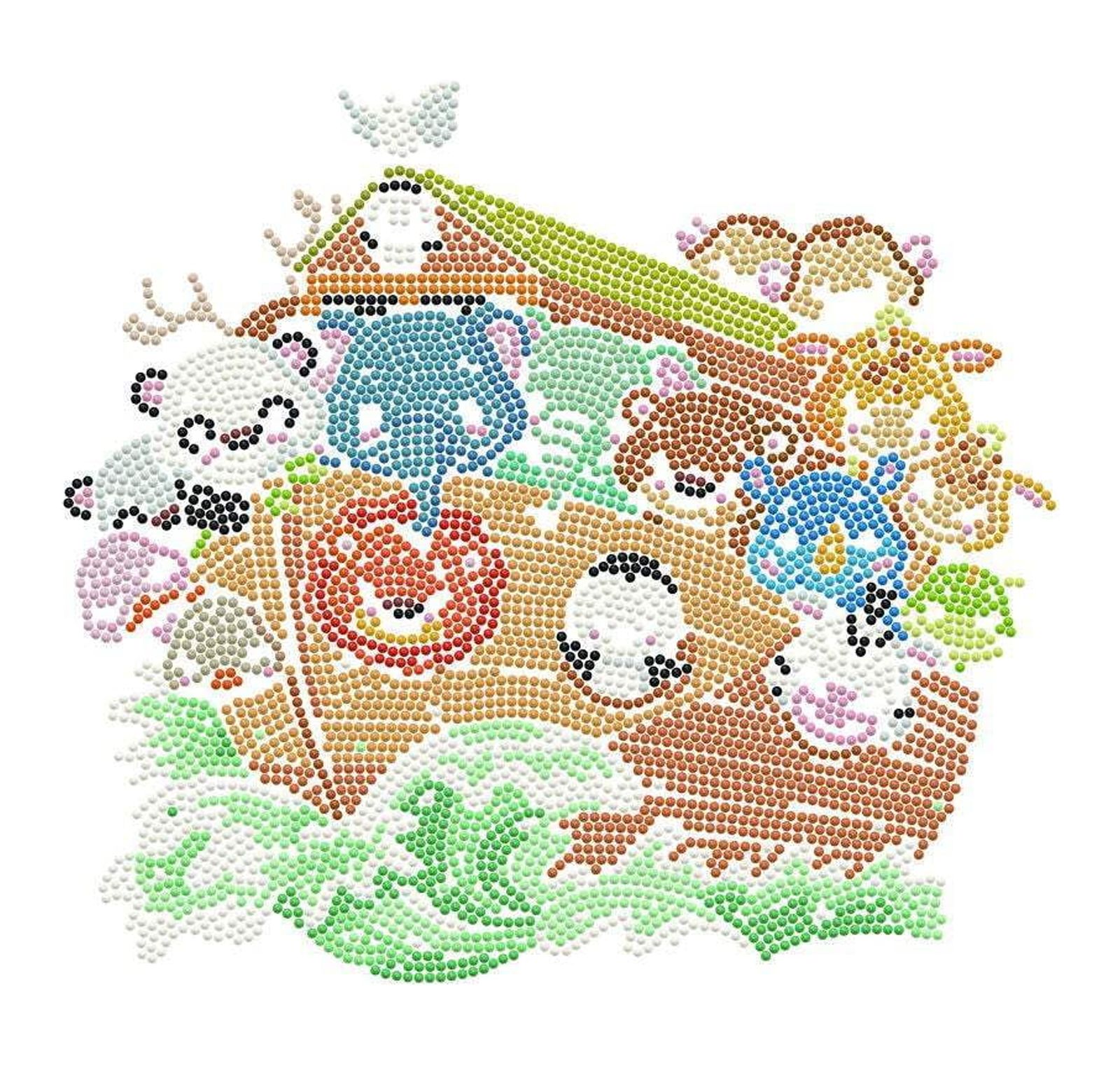 Diamond Dotz Animals Dotz Box Animal Diamond Painting Kits for Adults - Diamond Art Kits a Relaxing Creative Craft Kit with Dotz Gems 11"x11"