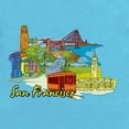 thumbnail image 2 of CafePress - San Francisco Travel Poster Body Suit - Cute Infant Bodysuit Baby Romper - Size Newborn - 24 Months, 2 of 3