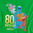thumbnail image 2 of Sesame Street T-Shirt 80Th Birthday Unisex Graphic Tee For Men & Women, 2 of 7