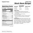 Augason Farms Gluten Free Black Bean Burger 2 lbs 14 oz No. 10 Can