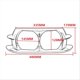 thumbnail image 2 of For Motorcycle Headlight Cover Fairing Dual Bezel, 2 of 5