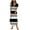 Navy Blue, variant on Tumotour Summer Dress For Women Printed Floral Dress Short Sleeve Beach Dress Casual V-Neck Long T-Shirt Dress Travel Vacation