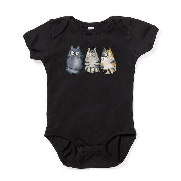 CafePress - 3Cats2 Kopie - Cute Infant Bodysuit Baby Romper - Size Newborn - 24 Months