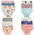 thumbnail image 5 of B&Q Soft and Comfortable Toddler Girls' Cotton Briefs - 12-Pack | Sizes 2T-7T | Premium Underwear for All-Day Comfort, 5 of 5