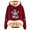 Wine, variant on NinXxx Women's Cow Print Hoodie Soft Cozy Pullover Winter Sweatshirt XXXL
