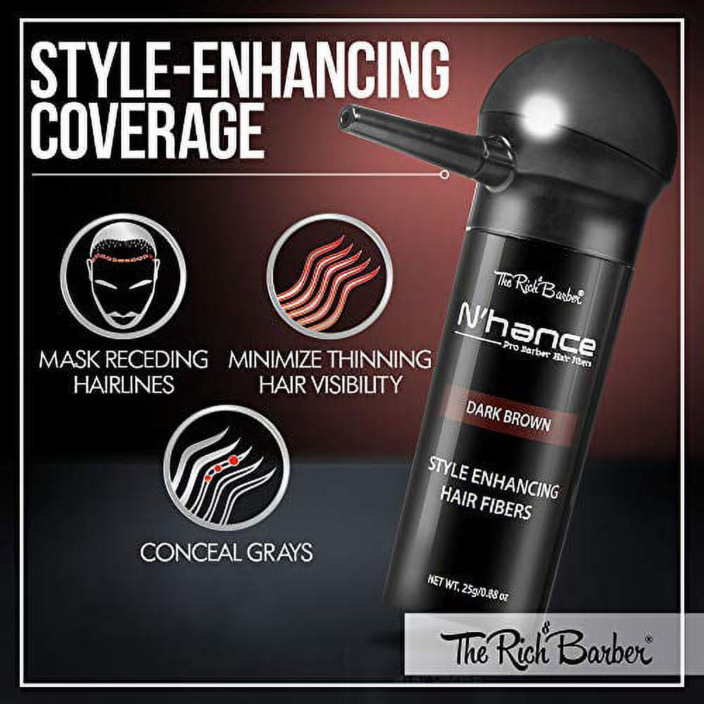 The Rich Barber N'Hance Hair Building Fiber Application Cards, 5 Pack -  Hairline Line Up & Enhancement Applicator Tool - Works with All Hair  Building Fibers - For Barbers & Personal Use