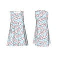 thumbnail image 7 of KLL Cute Rabbit Pattern Womens Summer Dresses 2025,Loose Round Neck Sleeveless Sundresses Tank Dresses with Pockets, 7 of 7