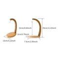 thumbnail image 4 of Soporte De Frutas De Bambú Soporte De Frutas A Prueba De Humedad Colgador De Frutas Práctico Estante De Frutas Duradero Con Gancho Para Plátano Uva Fruta Hogar Cocina Sala De Estar Yuarrent HA014488-00, 4 of 5