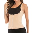 thumbnail image 6 of SAYFUT Women's Underbust Corset Waist Trainer Cincher Zip & Hook Steel Boned Body Shaper Vest Tank Top with Adjustable Straps, 6 of 7