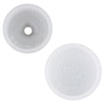 thumbnail image 4 of C.R. Laurence SC91F40-XCP100 White Flat Large Snap Cap Screw Covers - Pack of 100, 4 of 4